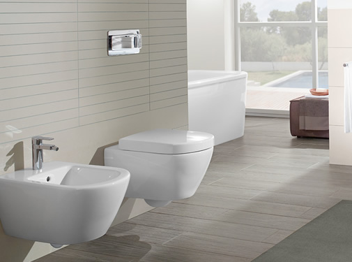 Collezione sanitari sospesi Subway 2.0 di Villeroy e Boch 